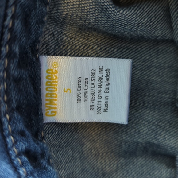 Gymboree Size 5 Denim Growing Flowers Dress - Picture 4 of 4